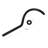 Wall Mounted Solid Brass Gooseneck Shower Head Extension Arm-53881459