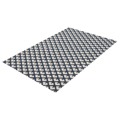 Jennabel Wool Checkered Indoor Rug