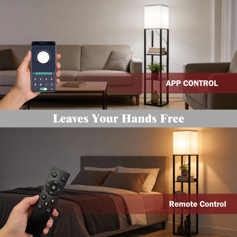Lampe sur pied moderne avec prise USB et CA Homechoose