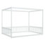 Lit à baldaquin élégant avec balustrades de sécurité-1275728237