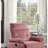 Luxurious Velvet Blush Motion Recliner Chair 1Pc Couch Manual Motion Plush Armrest Tufted Back Living Room Furniture Chair