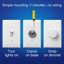 Gradateur rotatif blanc Lutron Aurora