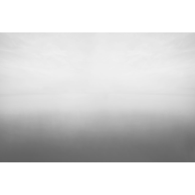 Black And White Water Panel V by James McLoughlin - Print on Canvas, 61 cm H x 91 cm W, Black Floater Framed