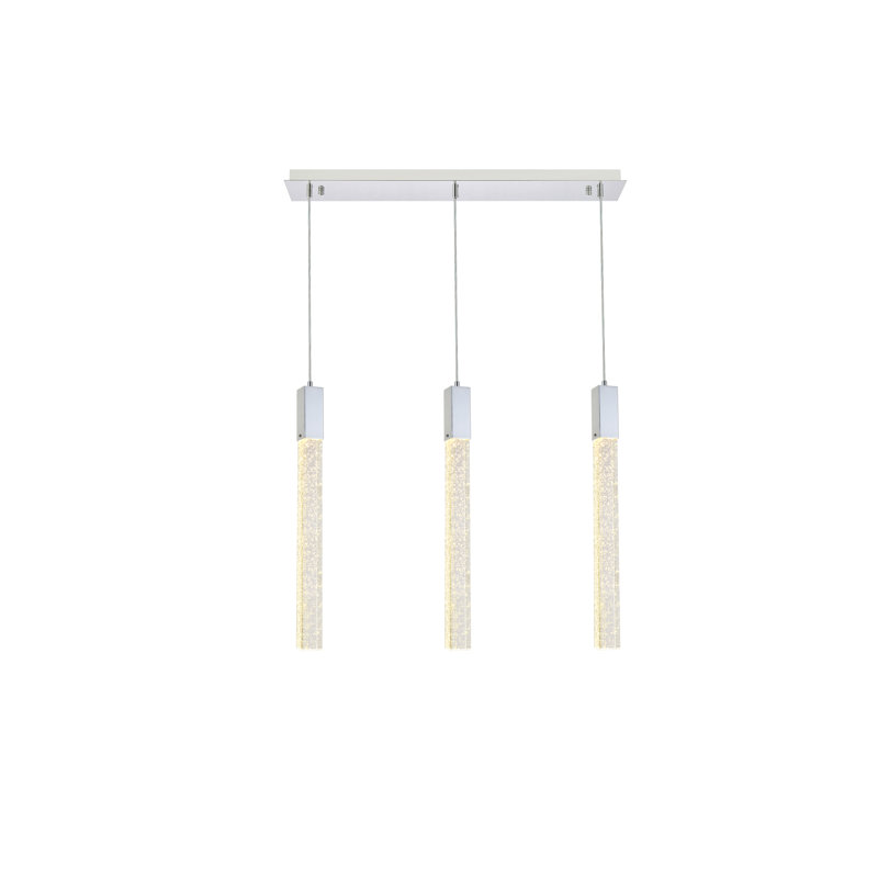 Aliha 3 - Light Kitchen Island Pendant, Chrome