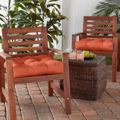 Shipton Outdoor 20'' Dining Chair Seat Cushion