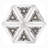 Stellare 9 x 10 Calacatta Gold, Atlantic Gray Marble Honed Kaleidoscopic Tile (3.14 Sq Ft/Case) - 5 Pack