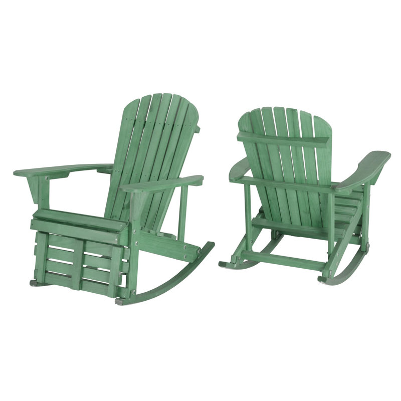Apsana Outdoor Adirondack Chair, Sea Green
