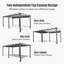 Très grande pergola rétractable - durable et élégante
