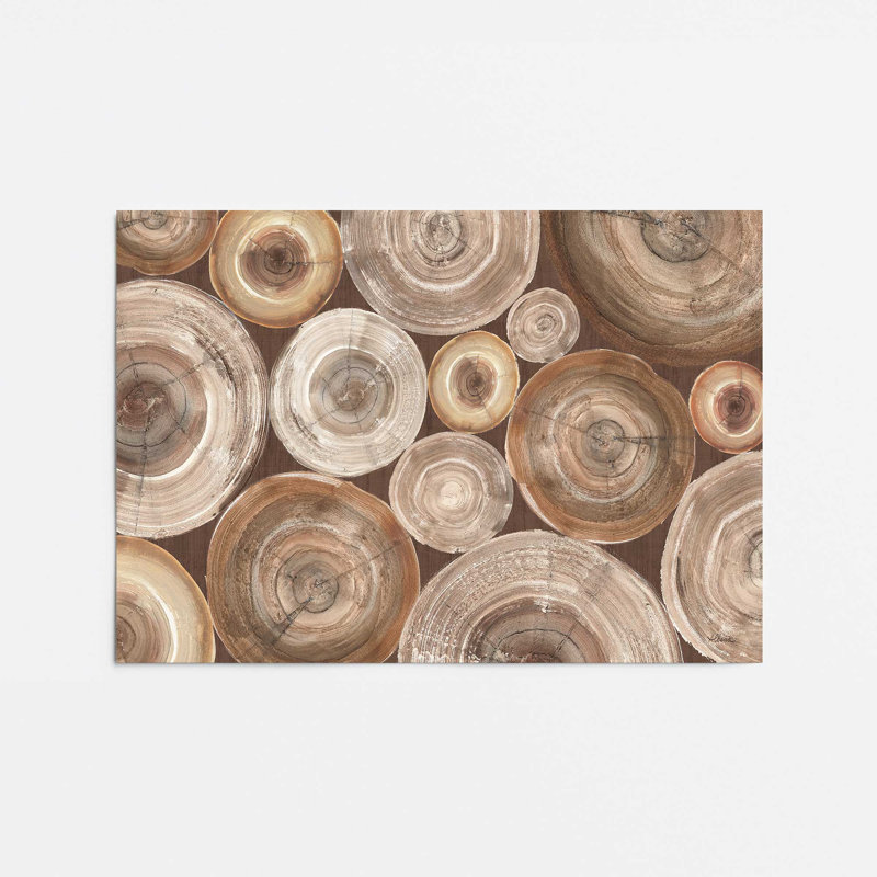 Impression d'échos en bois, Unframed, H 12 po x l 16 po x P 0,25 po