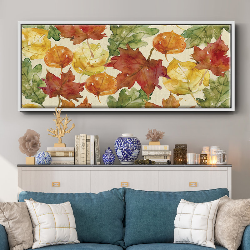 Autumn Leaves- Framed Canvas