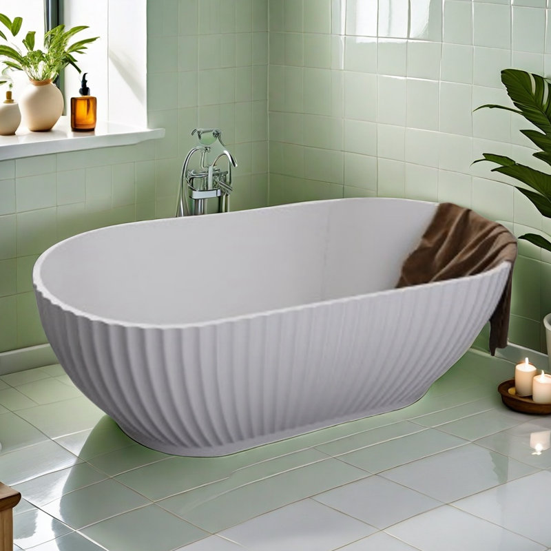66.93 W 22.05 H Tub & Shower Kit