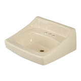 Commercial Vitreous China Rectangular Bathroom Sink with Overflow