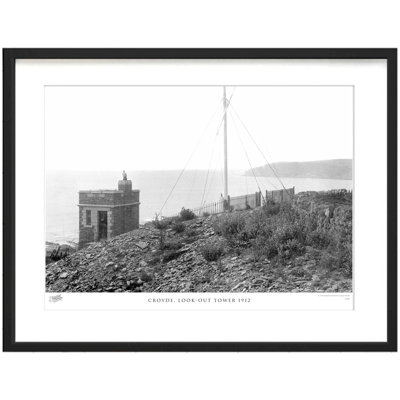 Croyde, Look Out Tower 1912 - Single Picture Frame Print