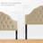 Modway Sovereign Fabric Headboard-133019798-133019794