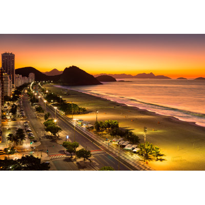 Heyer Copacabana Beach - Wrapped Canvas Print