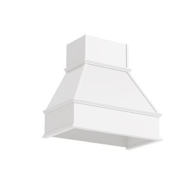 Transolid Wood Kitchen Range Hood, 32-in W x 22-in D x 33.5-in H, Navy Blue