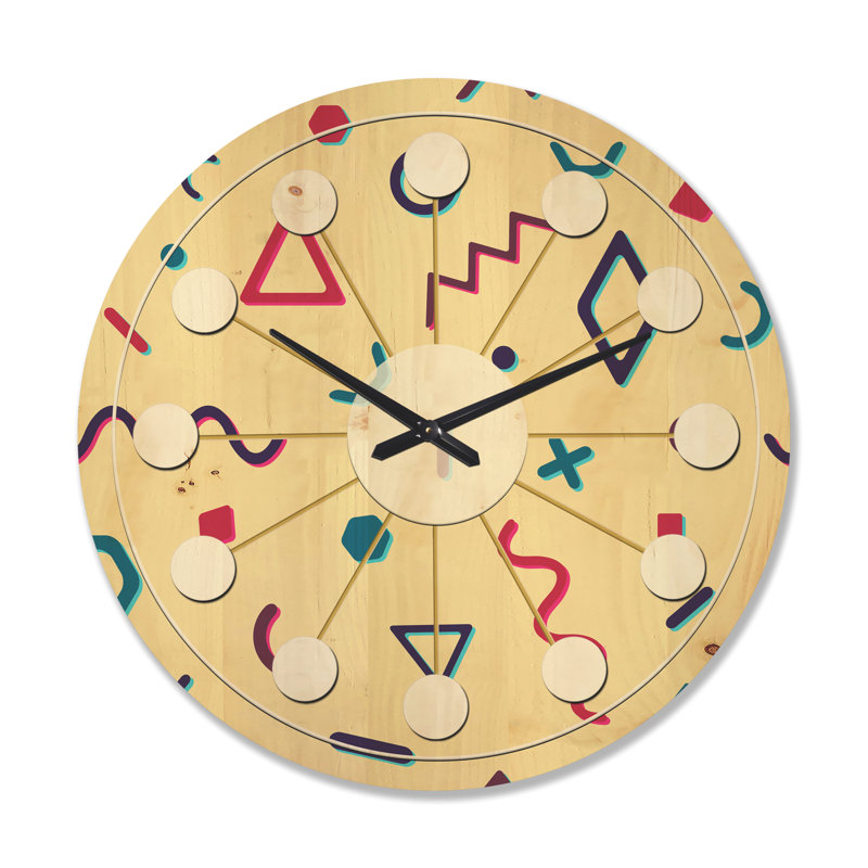 Horloge murale abstraite VI, Très grand