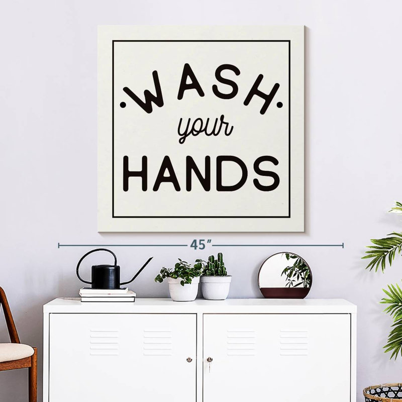 Tergel Bathroom Rules III, H 33 po x l 33 po