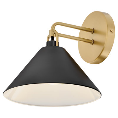 Milo Single Light Two-Tone Wall Sconce