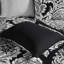 Édredon noir grand - 7 pièces Coton complexe imprimé. Remplir. 2 taies décoratives, 3 coussins, 1 édredon, . Fluffable et confortable taille pièce noir. Très bien. Complet avec lavable à la machine-129576685-129576688