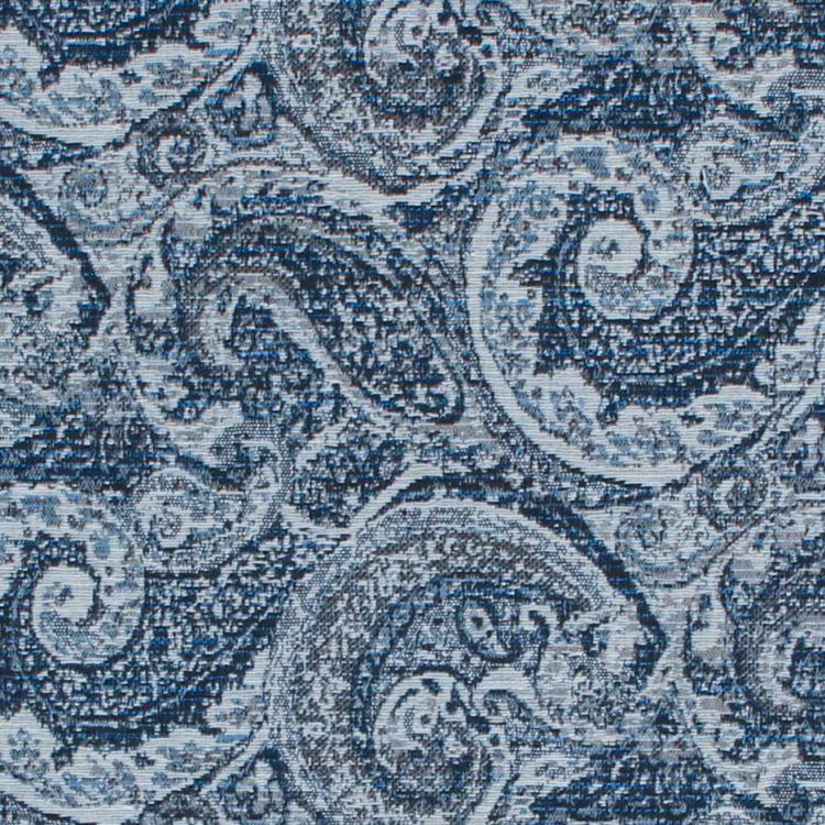 Tissu de motif cachemire copley Suite, Indigo