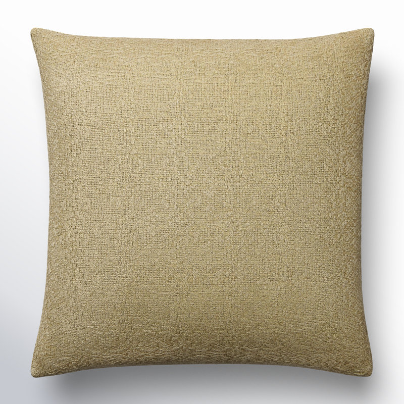 Coussin Alcona, H 18 po x l 18 po, Duvet, Kaki
