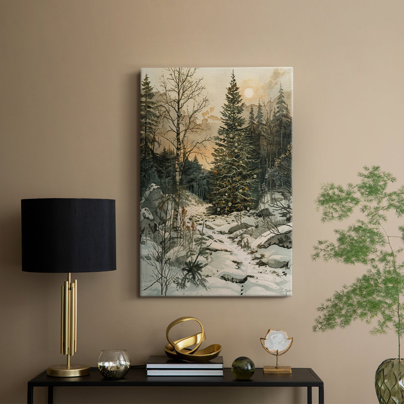 Art des fêtes de Noël DCxxxvi - galerie Cavas sur mesure, H 36 po x l 24 po