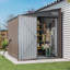 5.5 ft. W x 7.5 ft. D Metal Lean To Storage Shed with Lockable Door & Ventilation
