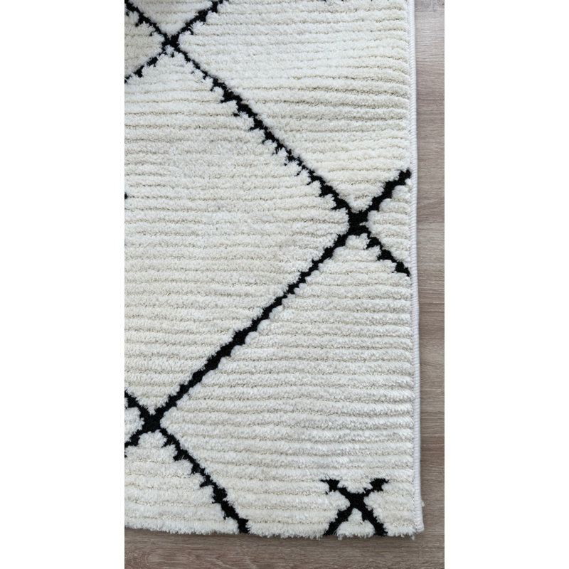 Vitaly Striped Indoor / Outdoor Rug, Runner 4' x 14'10"