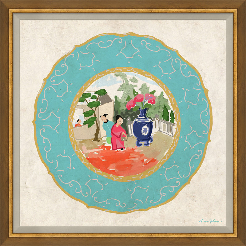 Sevres Portico Giclee Print by Dana Gibson