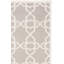 Tapis en laine / coton tissé à la main à plat Rodgers en ivoire / gris-989905886