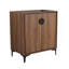 Meuble-lavabo autoportant 30 po, 2 portes, armoire de salle de bain avec cadre en bois d'ingénierie (armoire seulement)