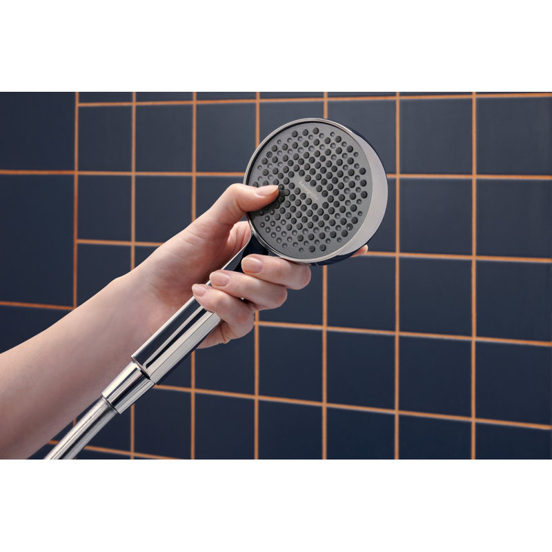 Ensemble de douchette à main 1 jet, 1,75 GPM, hansgrohe, chrome, Chrome, 1.75 GPM