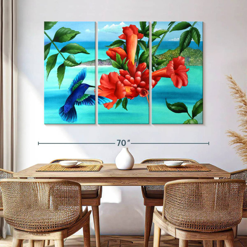 Brampt Exotic Afternoon Delight, 28" H x 45" W