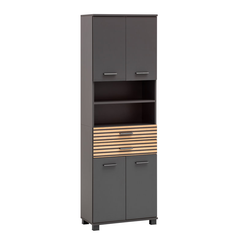 Rayel Bathroom Cabinet, Anthracite