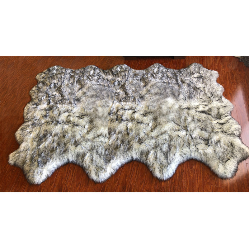 Tapis gris Wiedman, Nouveauté 5 pi 7 po x 7 pi