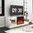 Glass Fireplace TV Stand Entertainment Center Modern Media Console-634953231