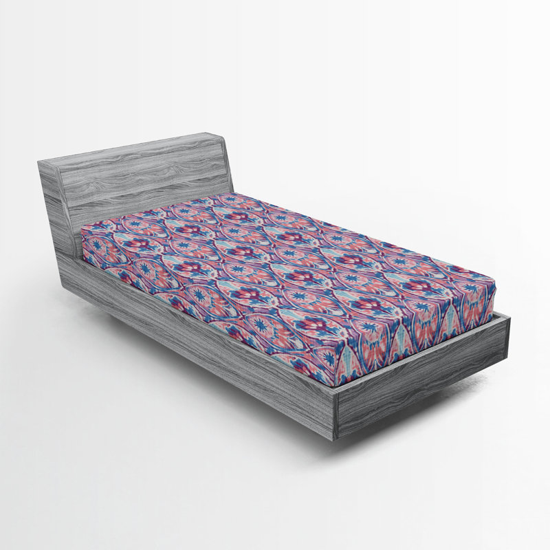 Drap-housse à motif abstrait hippie bohémien Ambesonne, Drap-housse de taille simple