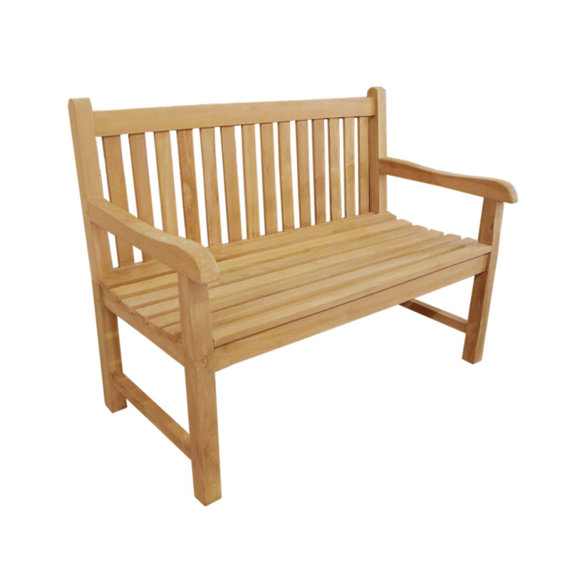 Banc de jardin en bois Garcia, H 36 po x l 47 po x P 24 po