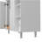 Colorado Pantry Cabinet, Three Open Shelves-1408166387