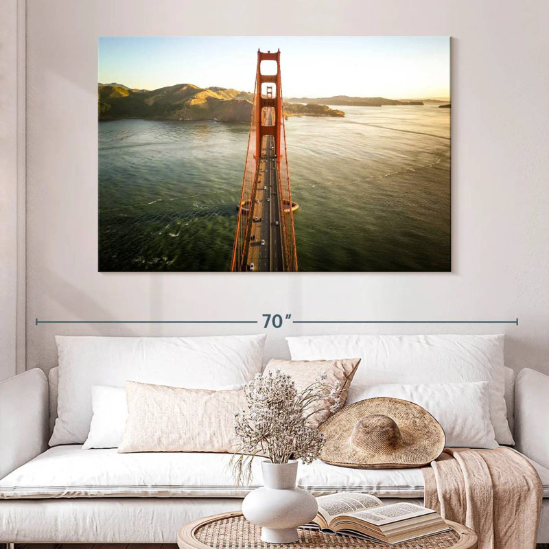 Lilie Golden Gate Bridge Horizon, 34" H x 51" W