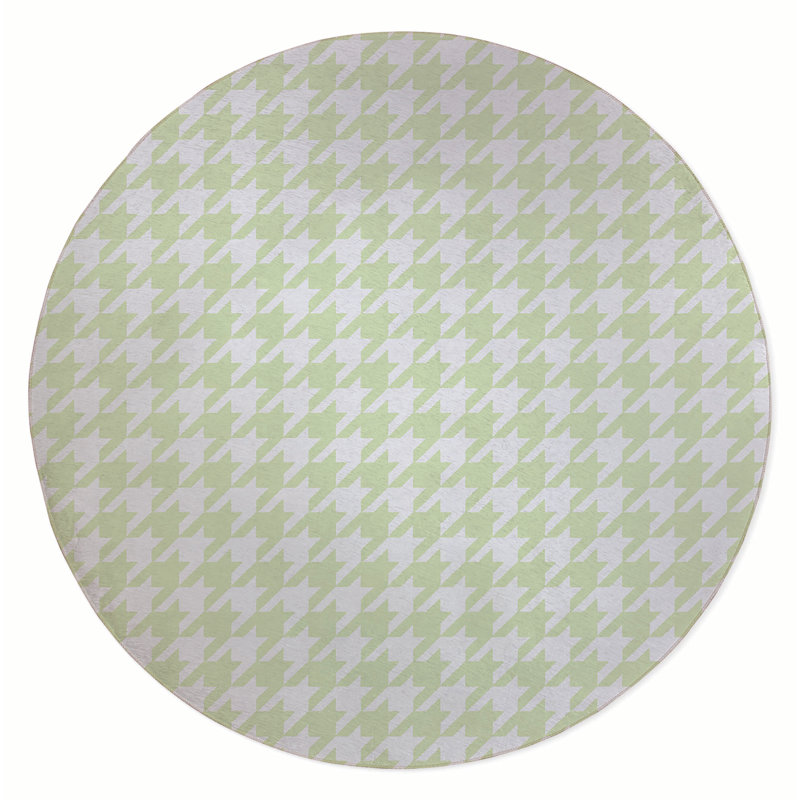 Tapis d'extérieur Envoyer dans les chiens, Rond 5 pi