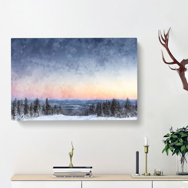 Sunrise in Finland - Wrapped Canvas, 35cm H x 50cm W x 3cm D