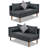 4-Pieces Outdoor Wicker Sofa Set