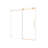 6076 Brushed Gold Shower Door - With 70Mm 304 Stainless Steel Pulleys, Adjustable Soft Closing, Nano Easy Cleaning, Film For Bath Function, Clean, - Membrane Bathroom-120996431