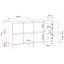 Giasa 60 cm W Sideboard-417568710