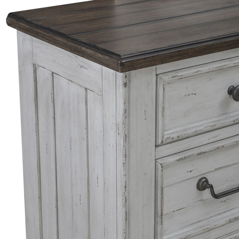 Chalita King Panel Bed, Dresser And Mirror, Chest, Two Nightstand Bedroom Set, King