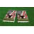 24" x 48" American Flag with Deer Faded Plastic Cornhole Board