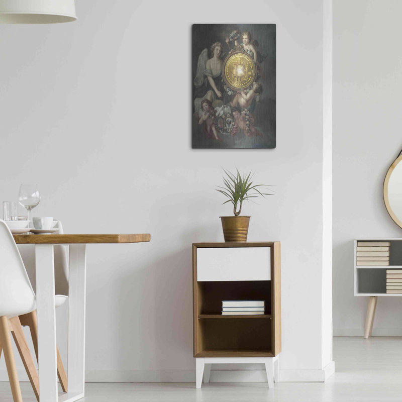 "Histoire rencontre l'avenir IV" par Andrea Haase, H 24 po x l 16 po