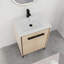 Meuble-lavabo simple avec plateau Ishhara 24,02